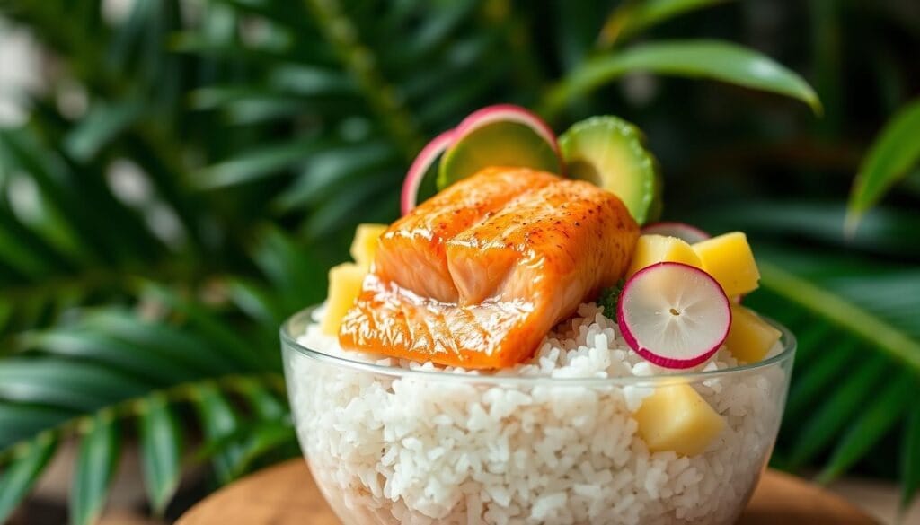 salmon poke bowl